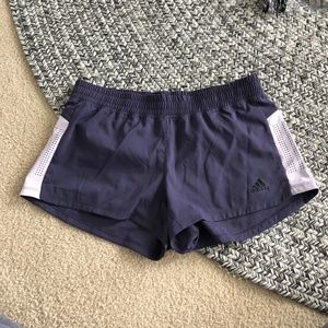 Adidas Climalite Purple Running Exercise Shorts